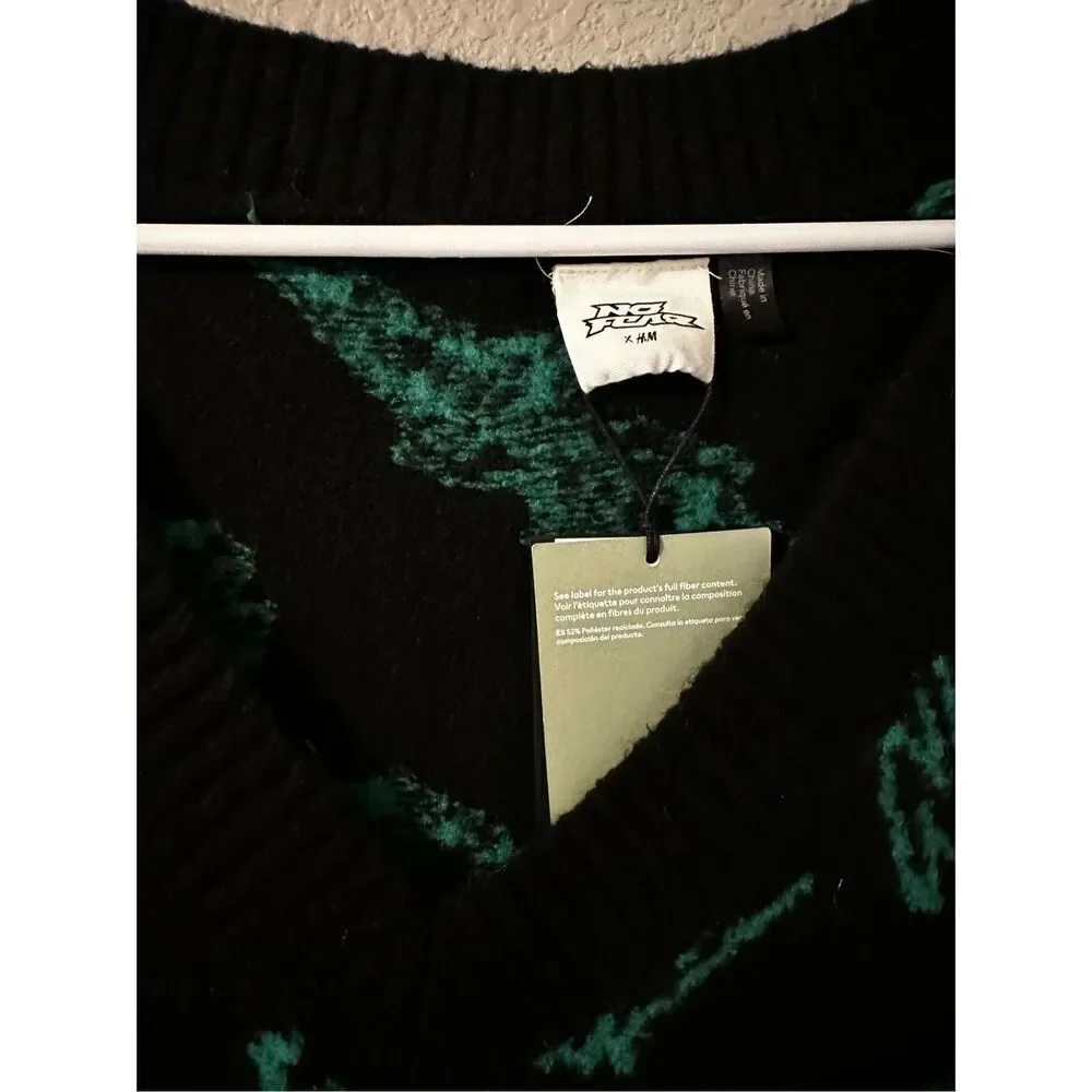 No Fear X H&M Fuzzy Sweater Vest